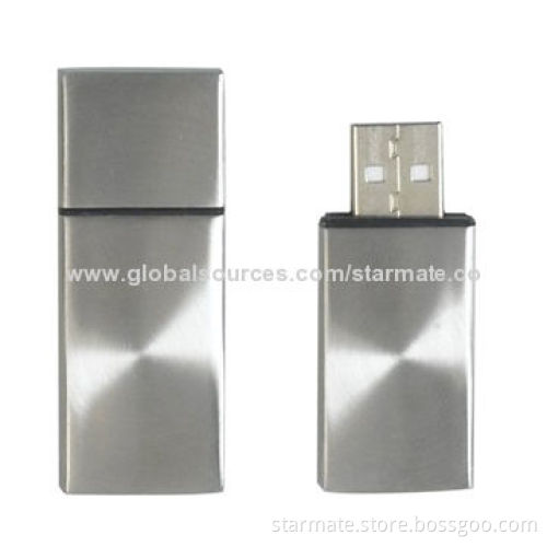 Metal USB Flash Drives, Custom Logo Supported, Simple Sleek Design